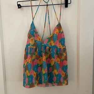 Zara Colorful Floral Tank